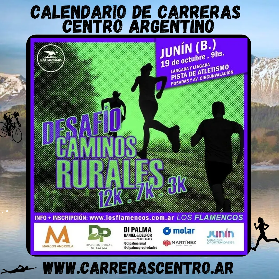 Flyer de Desafío Caminos Rurales 2025