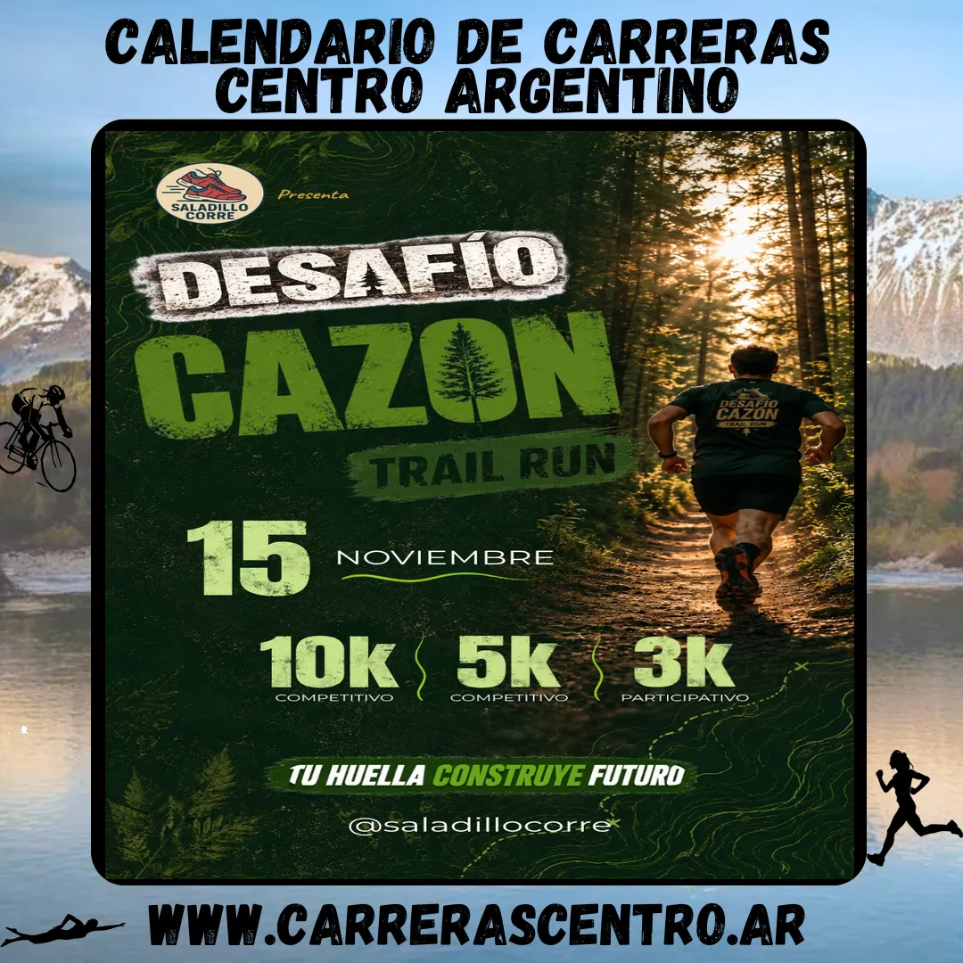 Flyer de Desafío Cazón 2026