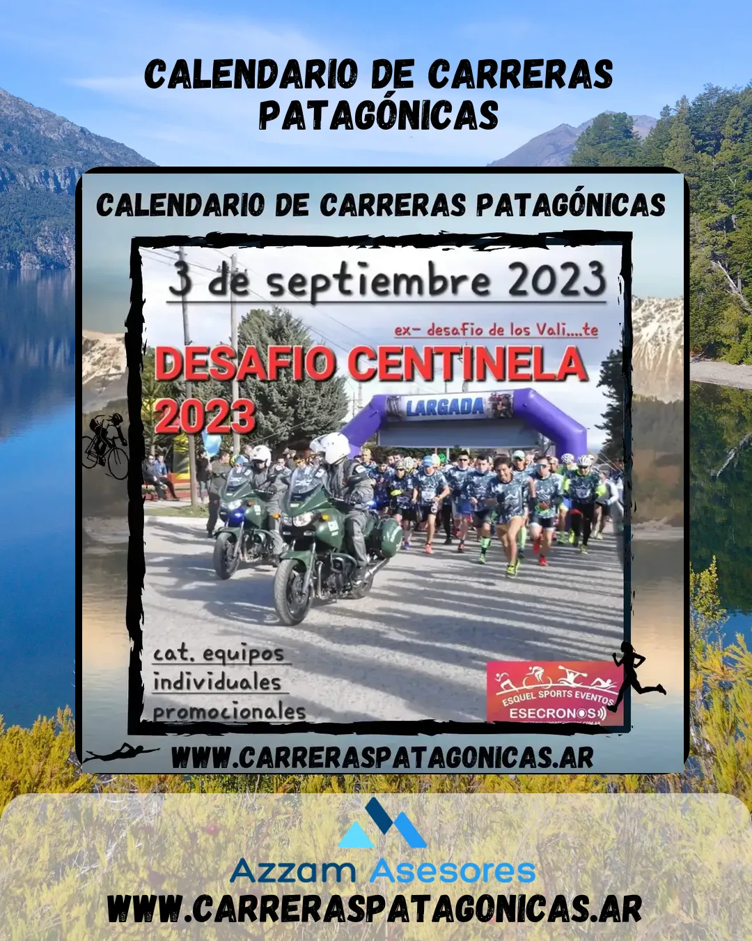 Flyer de Desafío Centinela 2023