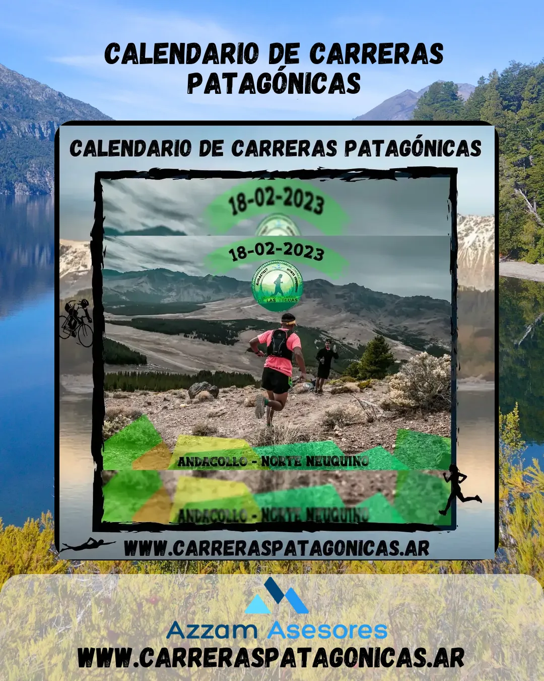 Flyer de Desafío Cerro Las Yeguas 2023