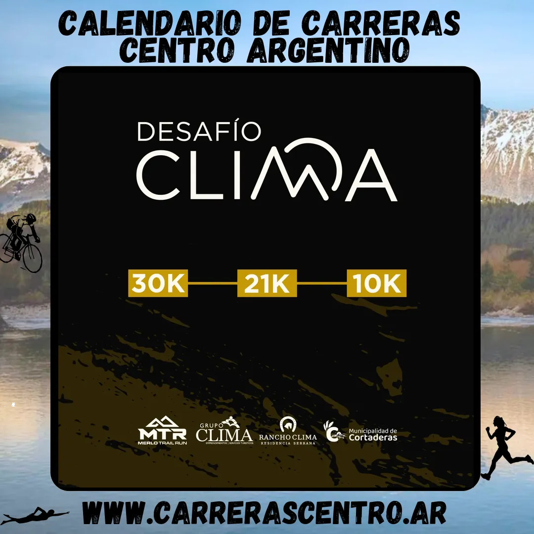 Flyer de Desafío Clima 2025