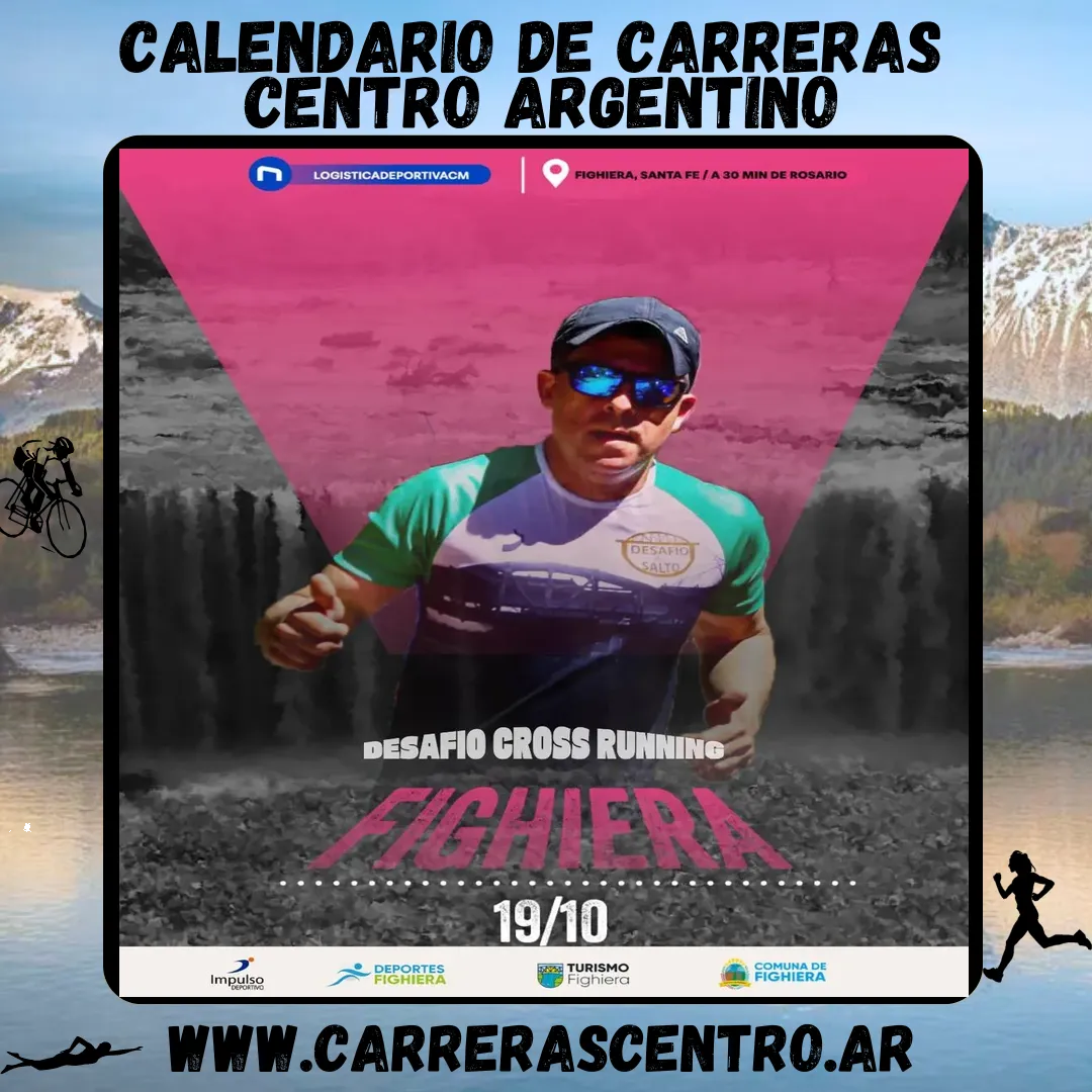 Flyer de Desafío Cross Running Fighiera 2025