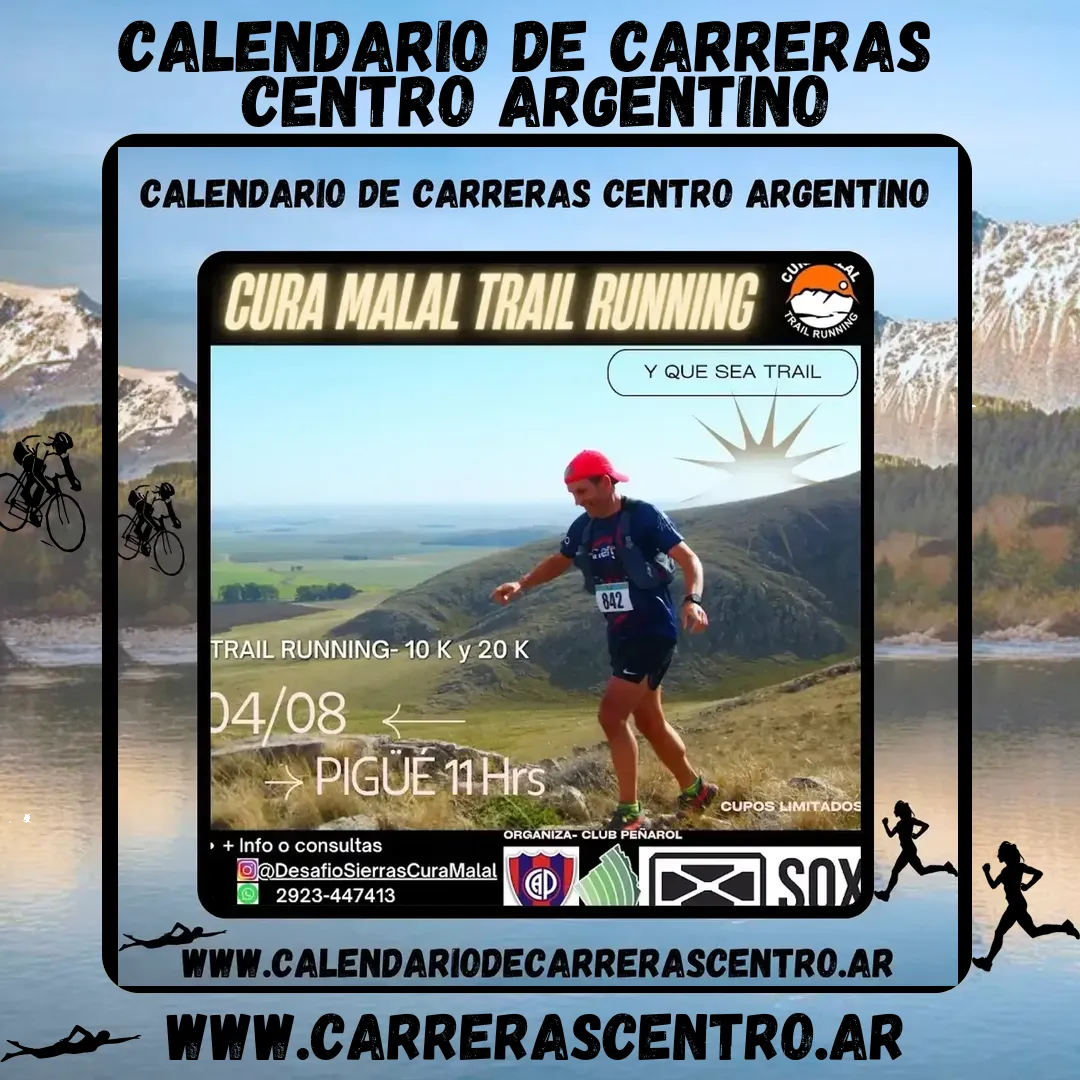 Flyer de Desafío Cura Malal 2024