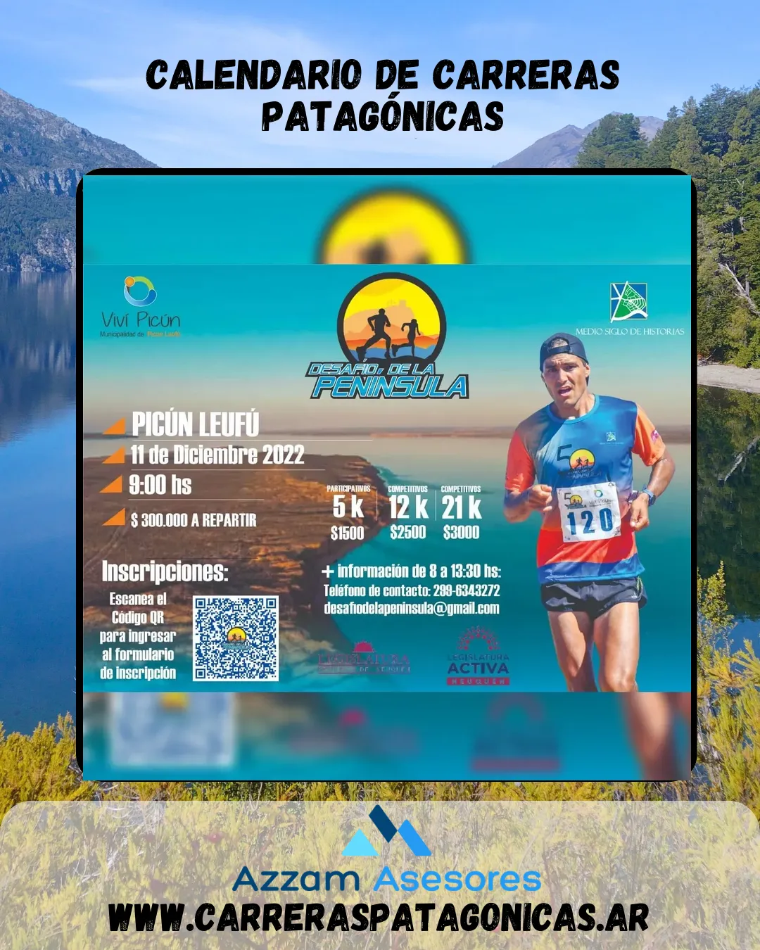 Flyer de Desafío de la Península 2022