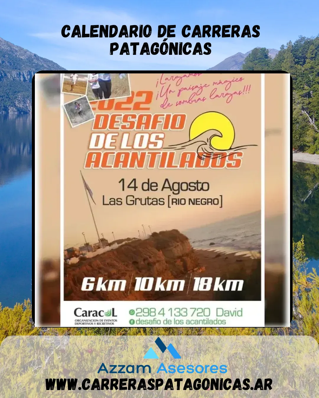 Flyer de DESAFÍO DE LOS ACANTILADOS 2022