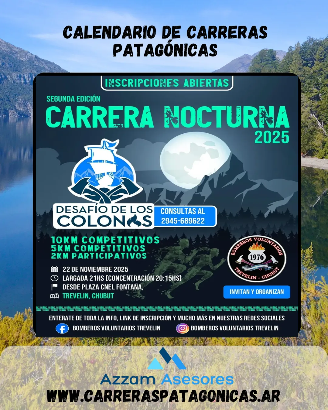 Flyer de Desafío de los Colonos 2025