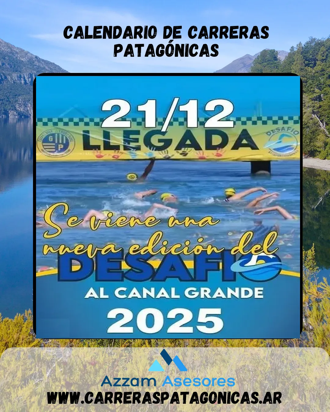 Flyer de Desafío del Canal Grande 2025