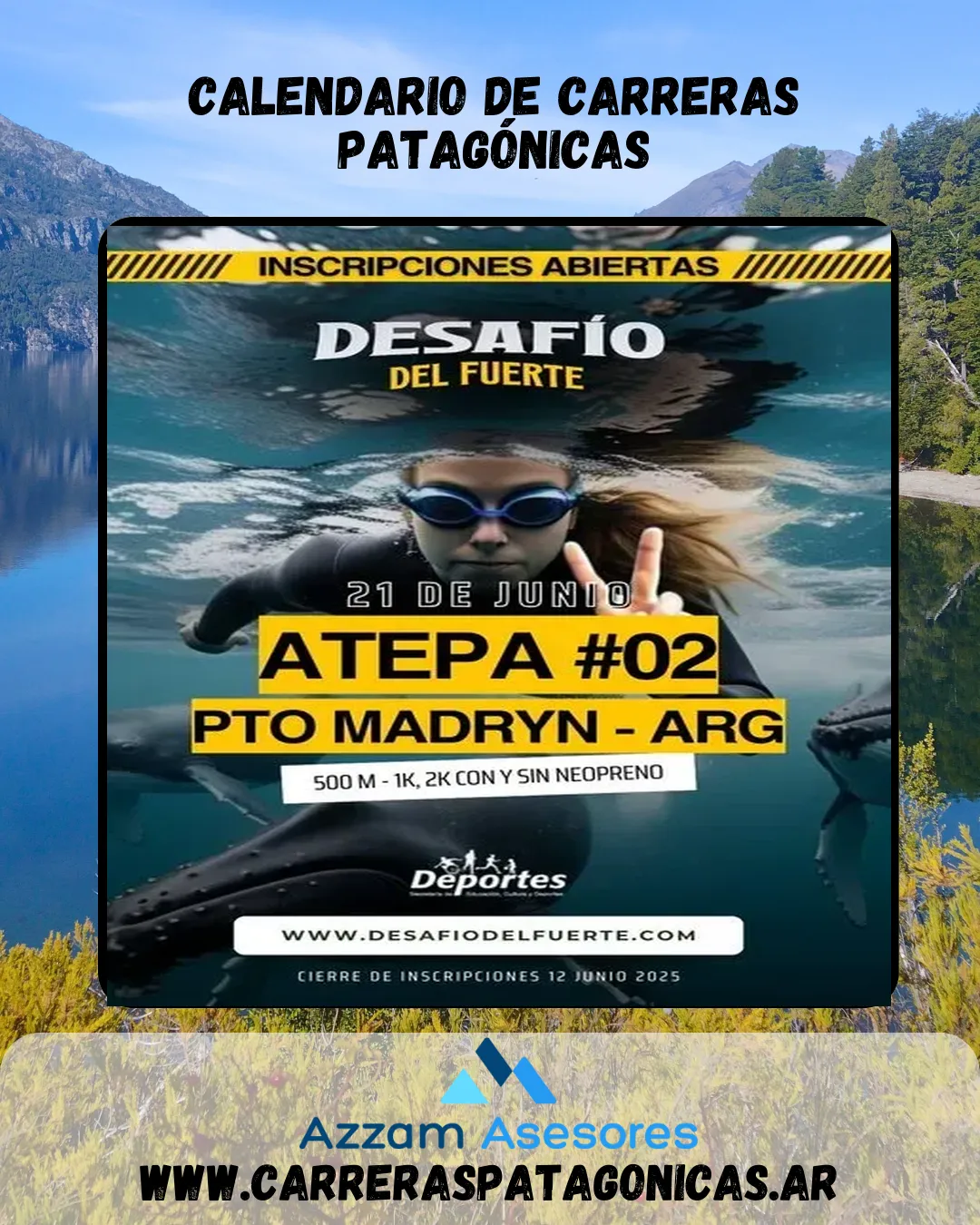 Flyer de Desafío del Fuerte – 2 Etapa 2025