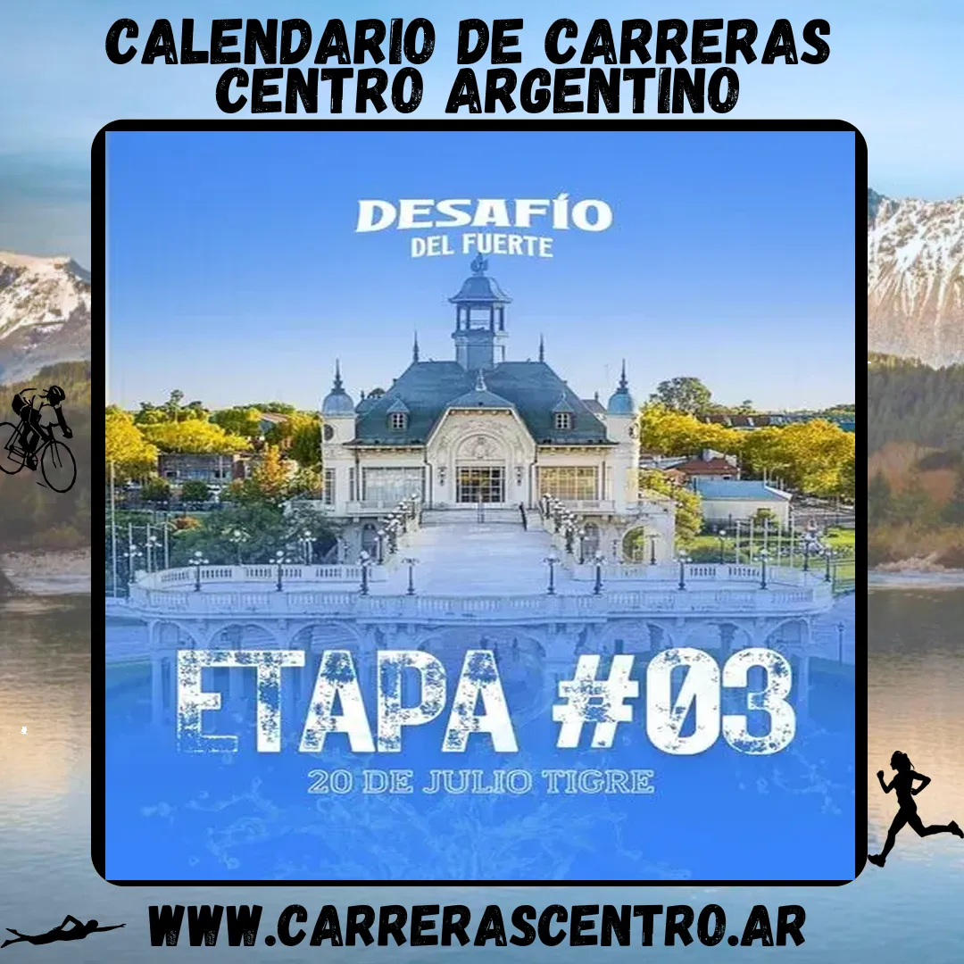 Flyer de Desafío del Fuerte – Tigre 2025