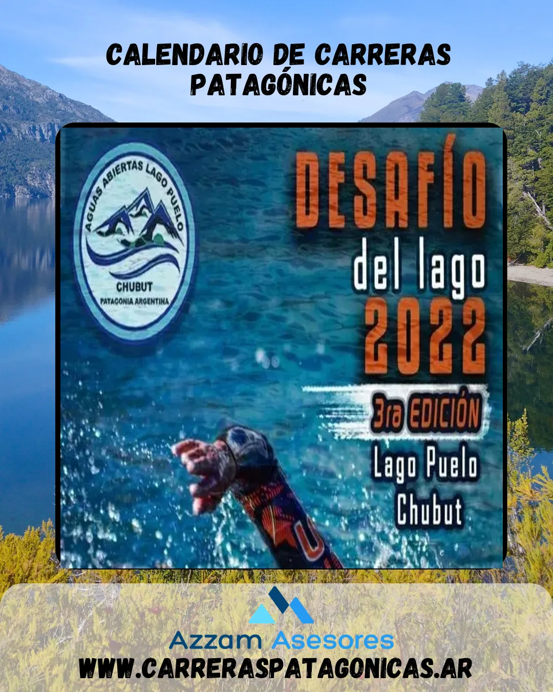 Flyer de DESAFÍO DEL LAGO 2022