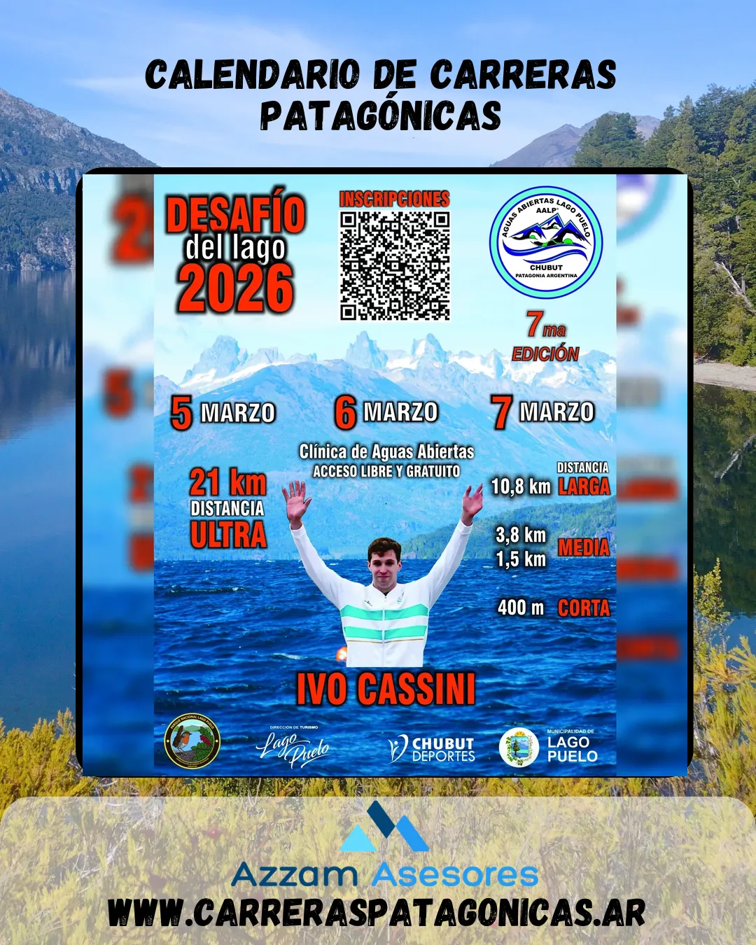 Flyer de DESAFÍO DEL LAGO 2026