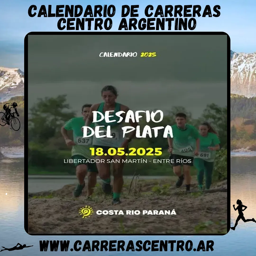 Flyer de Desafío del Plata 2025