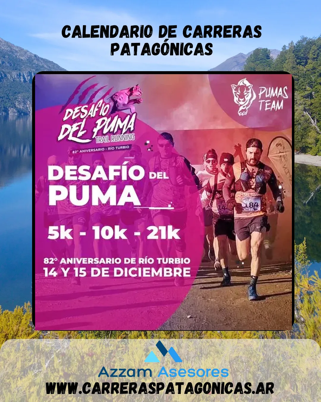 Flyer de Desafío del Puma 2024