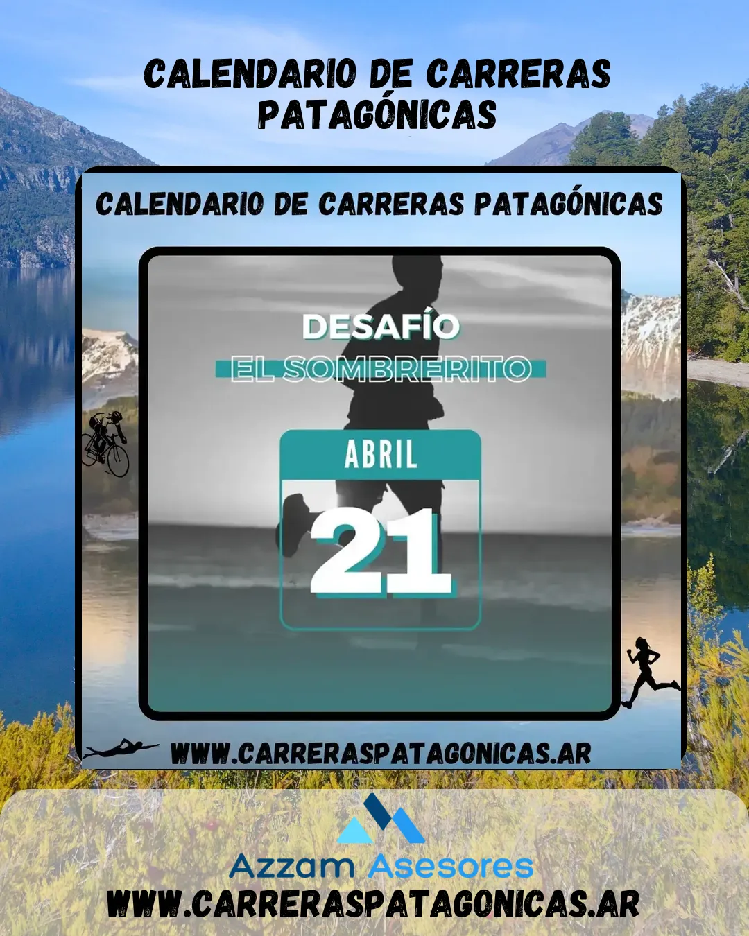 Flyer de DESAFÍO EL SOMBRERITO 2024