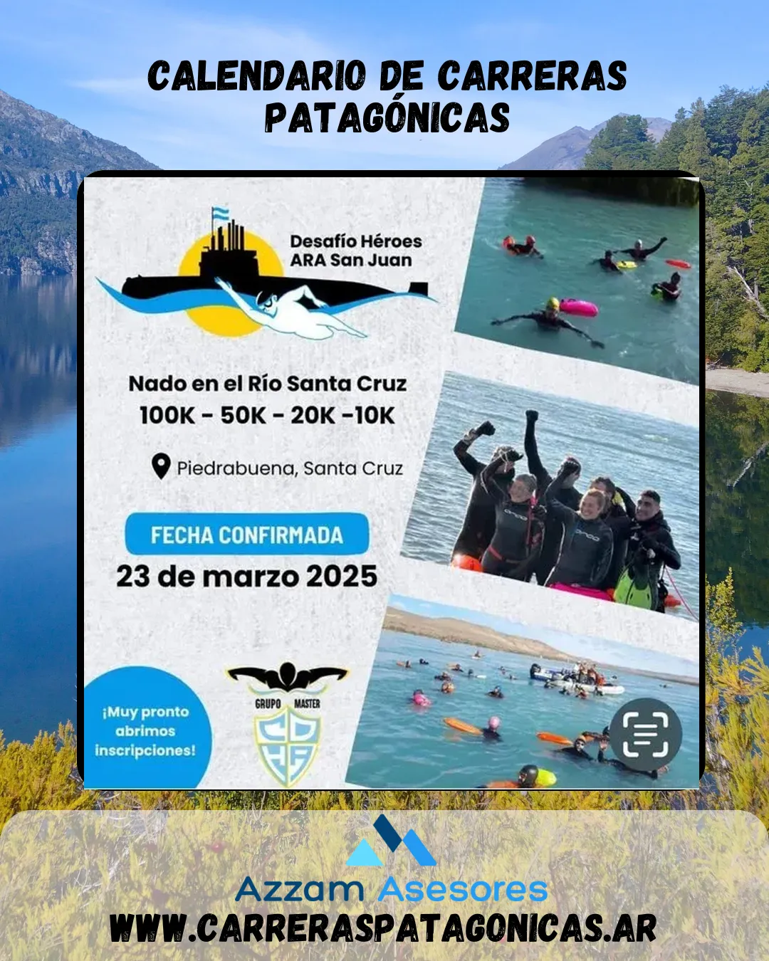 Flyer de Desafío Heroés ARA San Juan 2025
