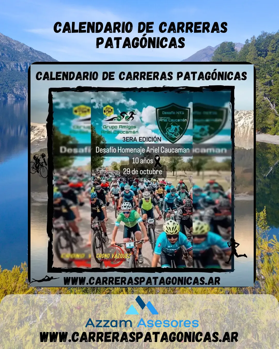 Flyer de Desafío Homenaje Ariel Caucamán 2023