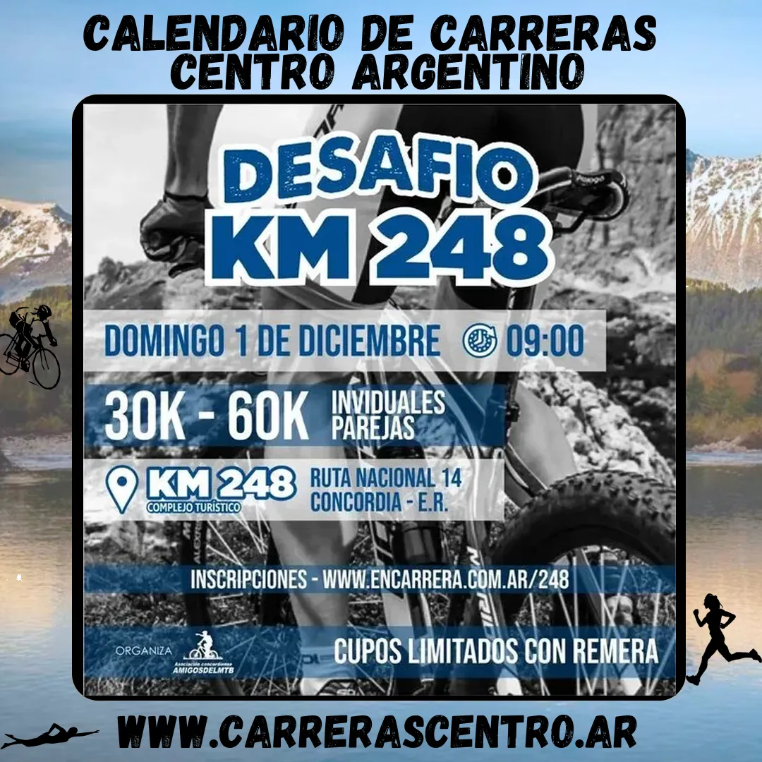 Flyer de Desafío KM 248 2024