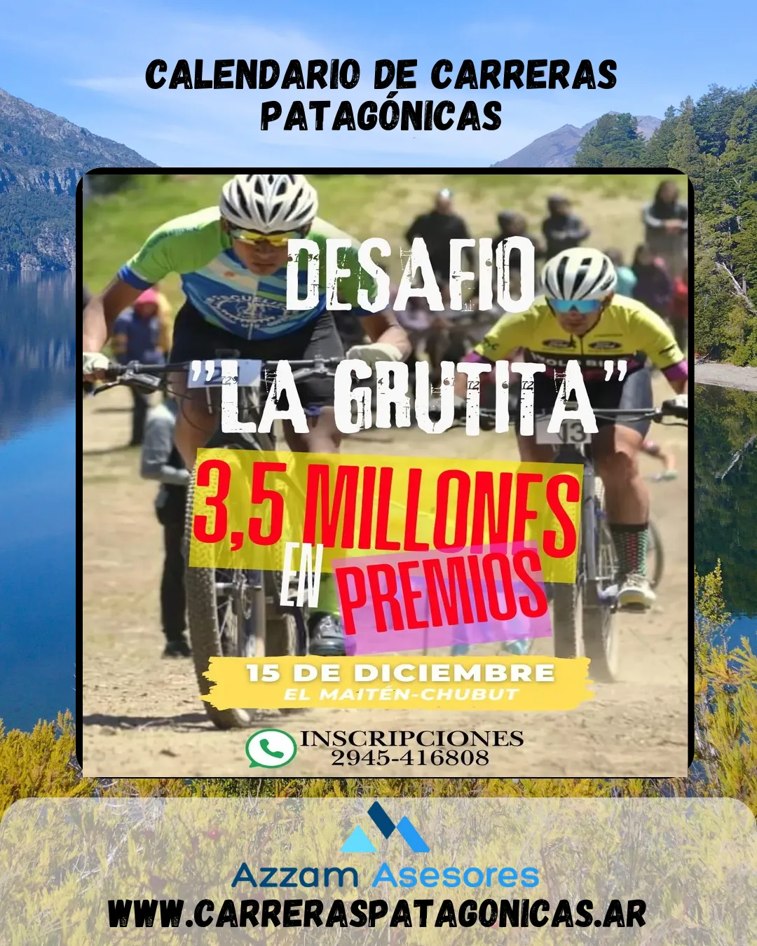 Flyer de Desafío La Grutita 2024