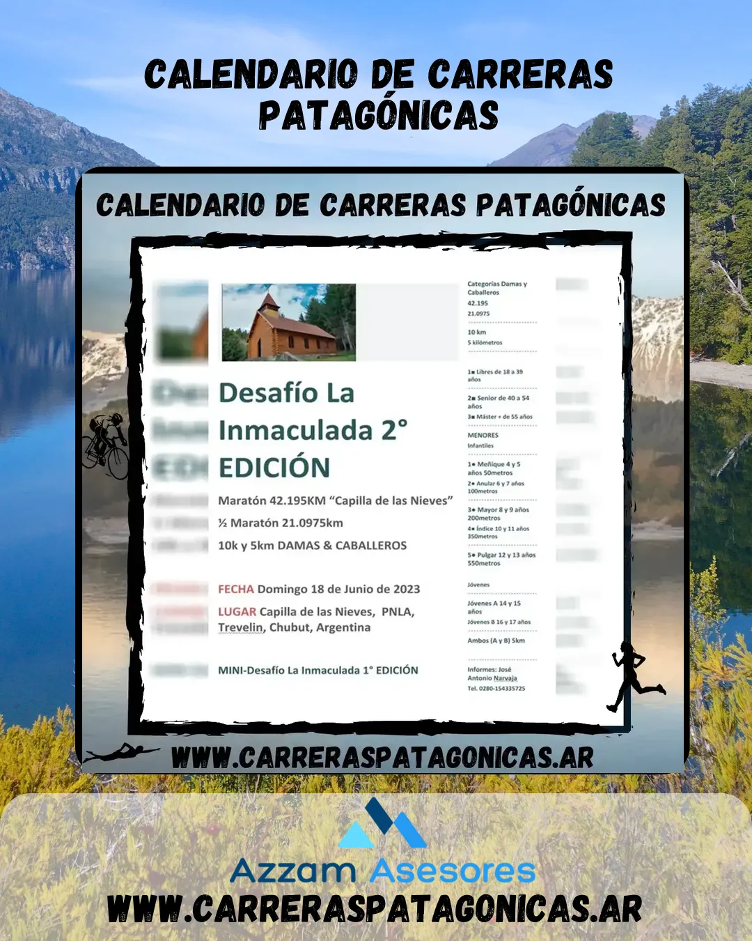 Flyer de Desafío La Inmaculada 2023