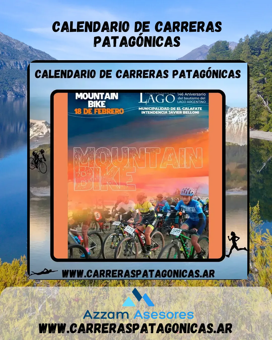 Flyer de Desafío Mountain Bike 2024