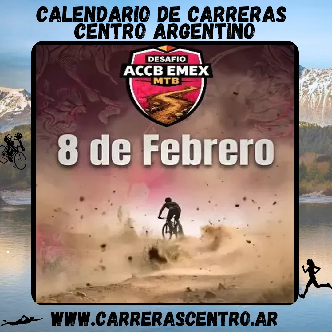 Flyer de Desafío MTB ACCB EMEX 2026