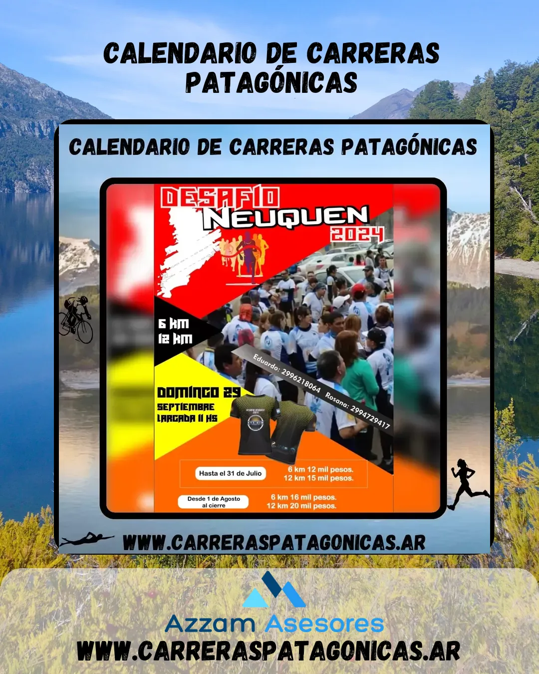 Flyer de Desafío Neuquén 2024