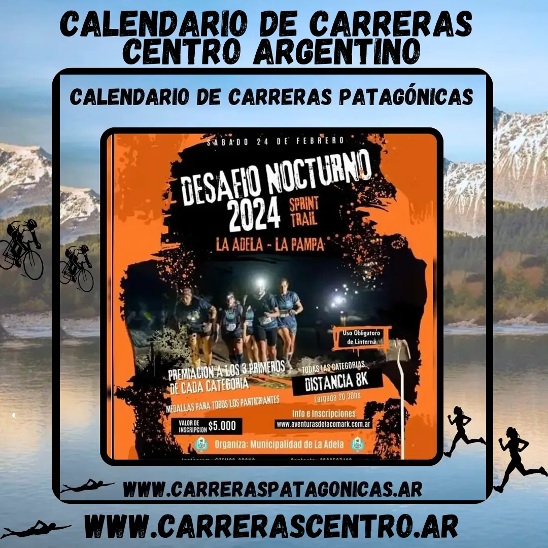 Flyer de Desafío Nocturno 2024