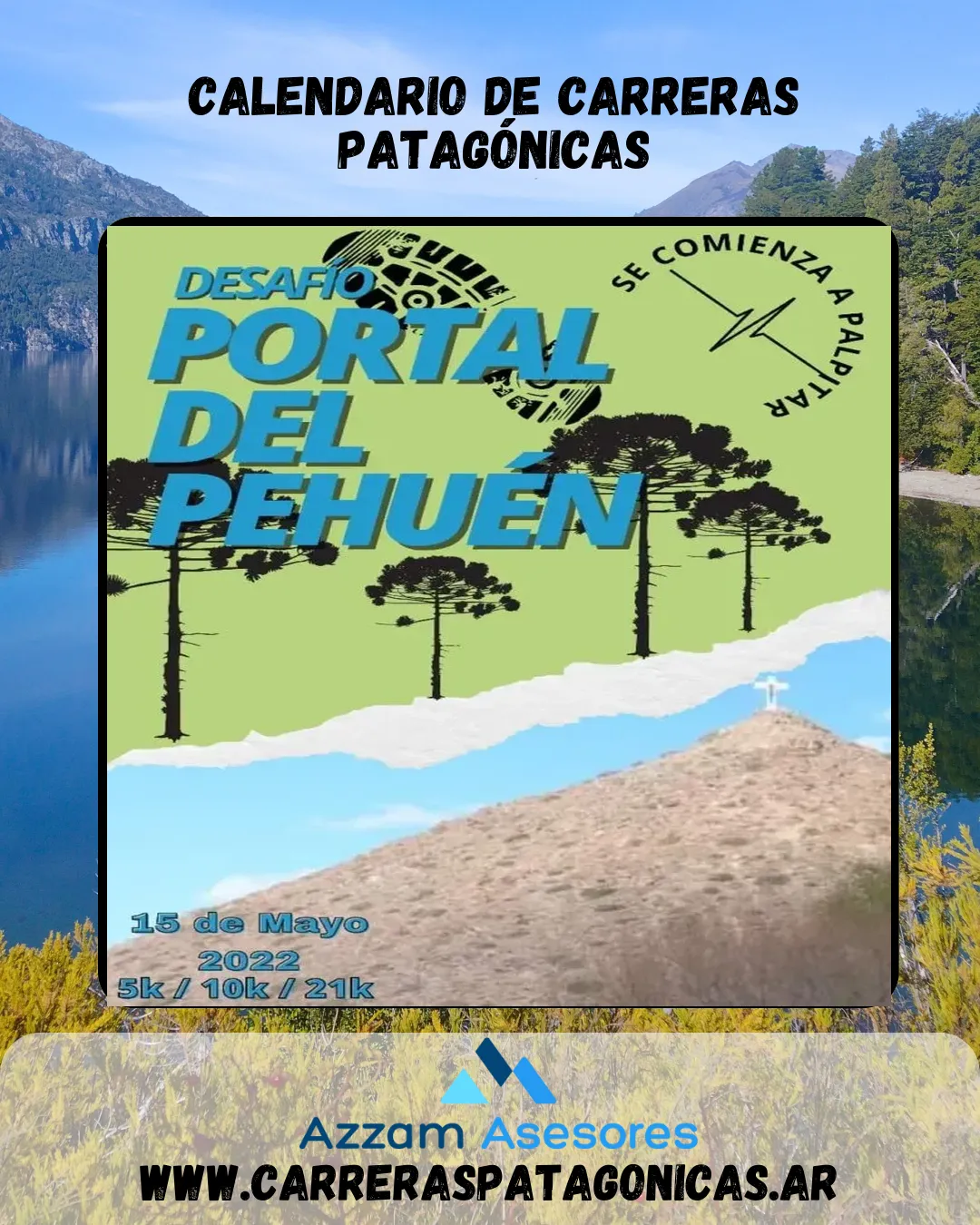 Flyer de DESAFÍO PORTAL DEL PEHUEN 2022