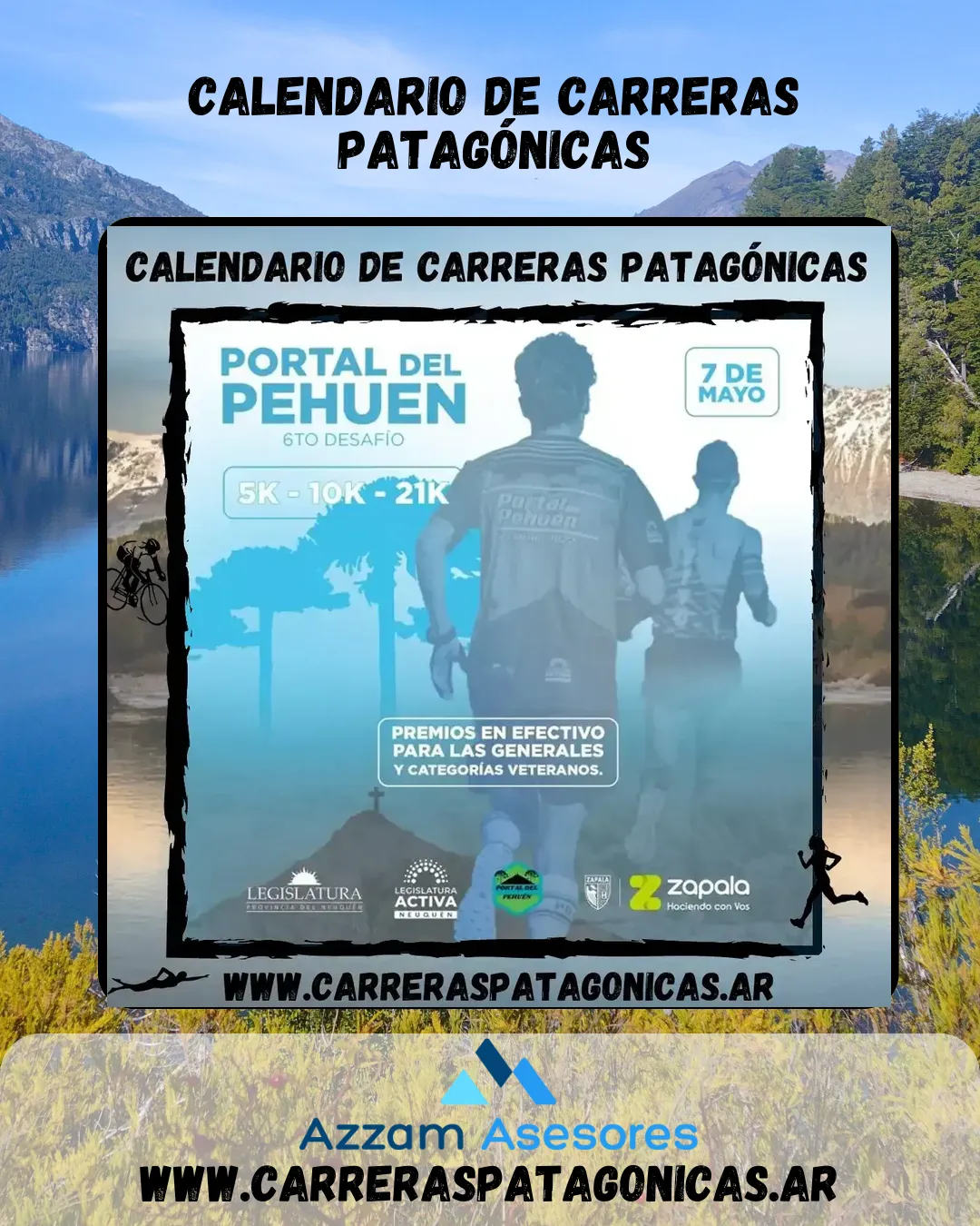 Flyer de DESAFÍO PORTAL DEL PEHUEN 2023