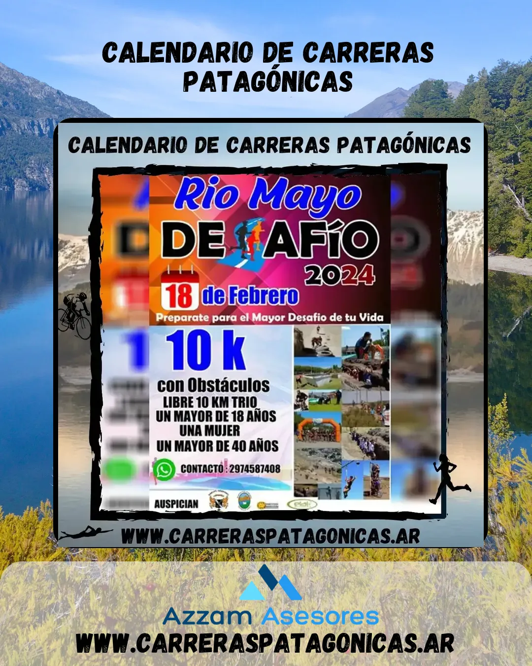 Flyer de Desafío Río Mayo 2024