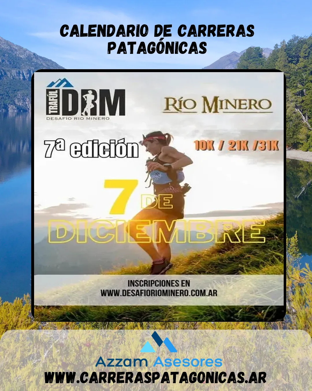 Flyer de Desafío Río Minero 2025
