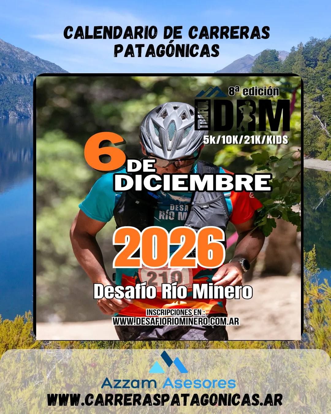 Flyer de Desafío Río Minero 2026