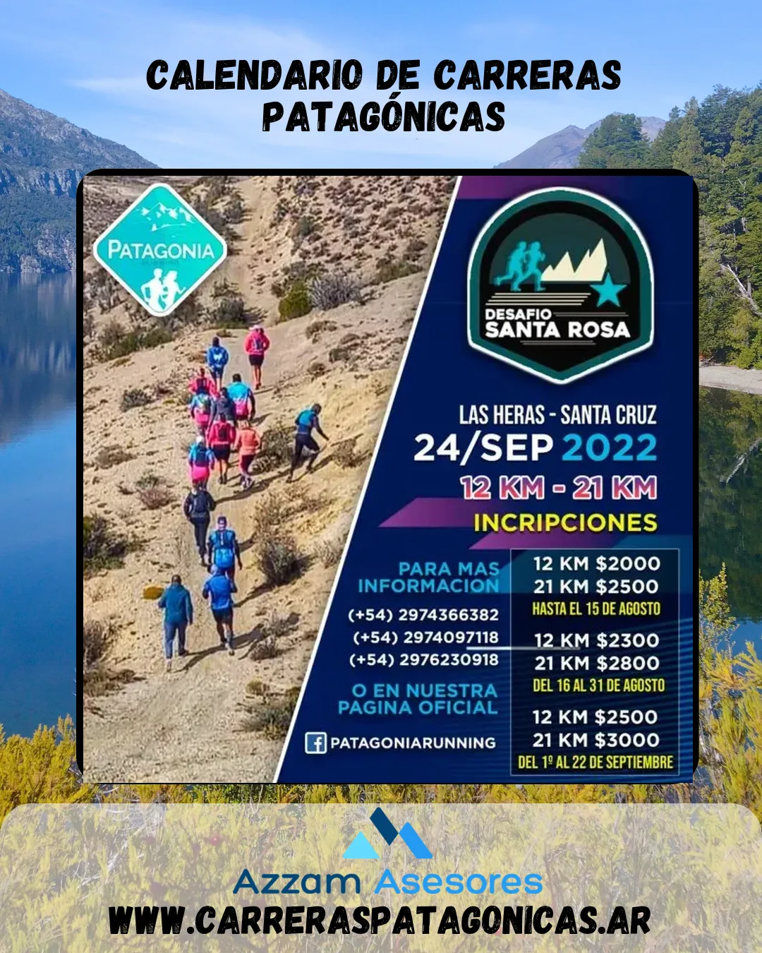 Flyer de DESAFÍO SANTA ROSA 2022