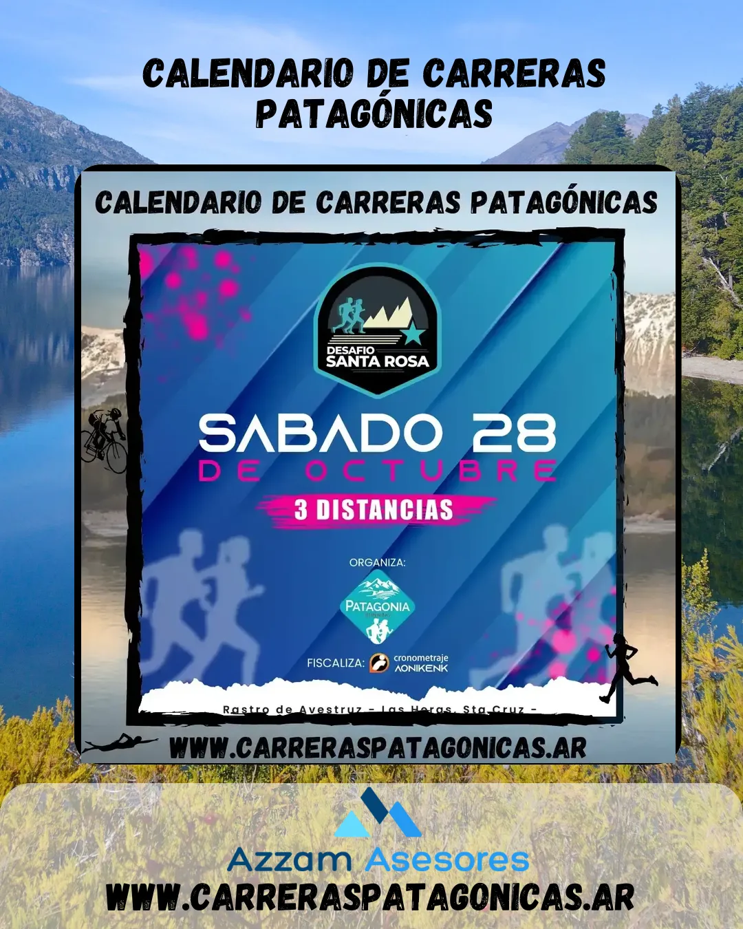 Flyer de DESAFÍO SANTA ROSA 2023