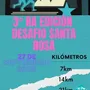 Flyer de DESAFÍO SANTA ROSA 2025