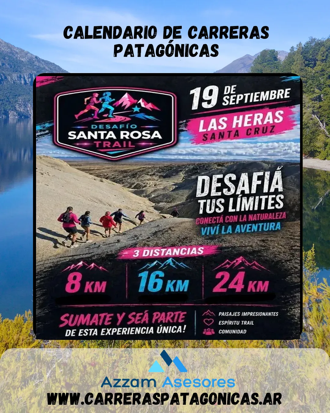 Flyer de DESAFÍO SANTA ROSA 2026