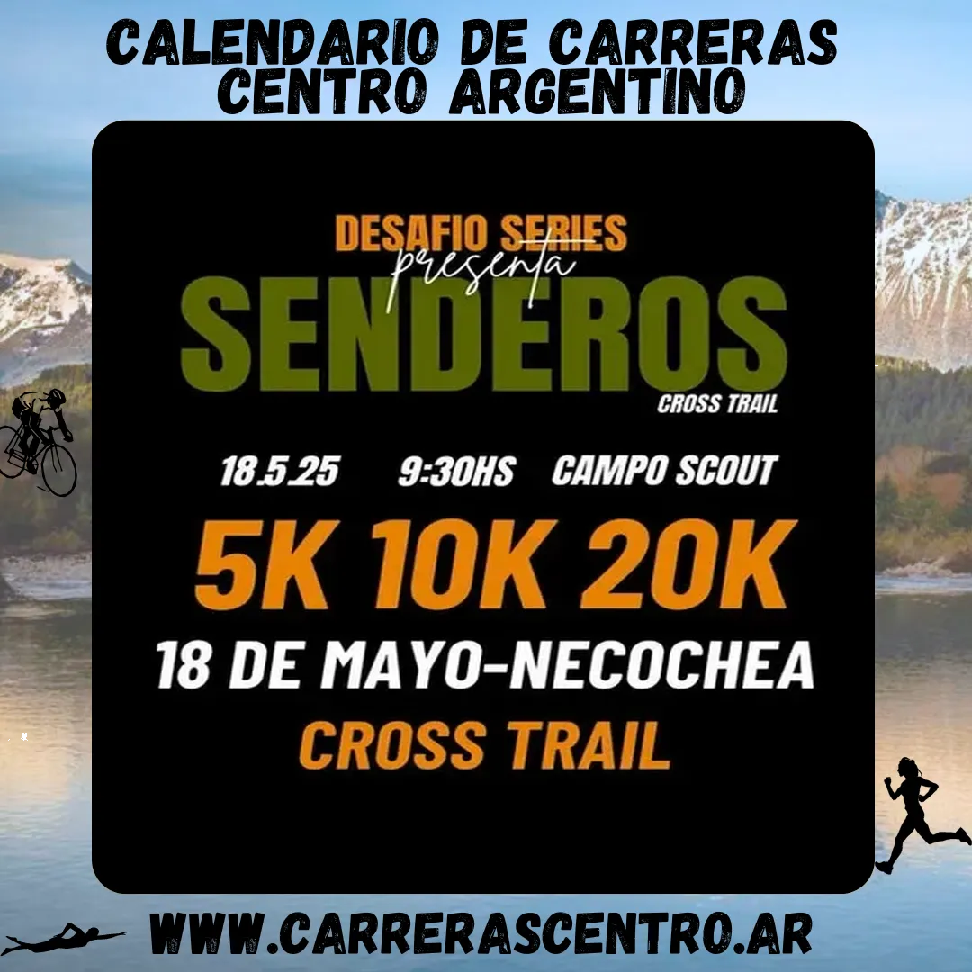 Flyer de Desafío Senderos 2025