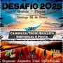 Flyer de Desafío Sierra Grande – Playas Doradas 2025