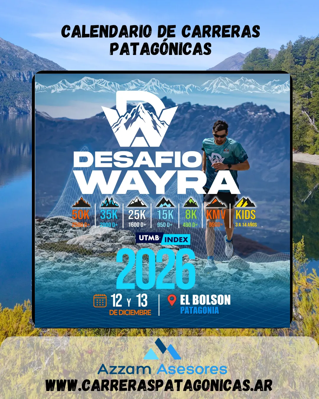 Flyer de Desafío Wayra 2026