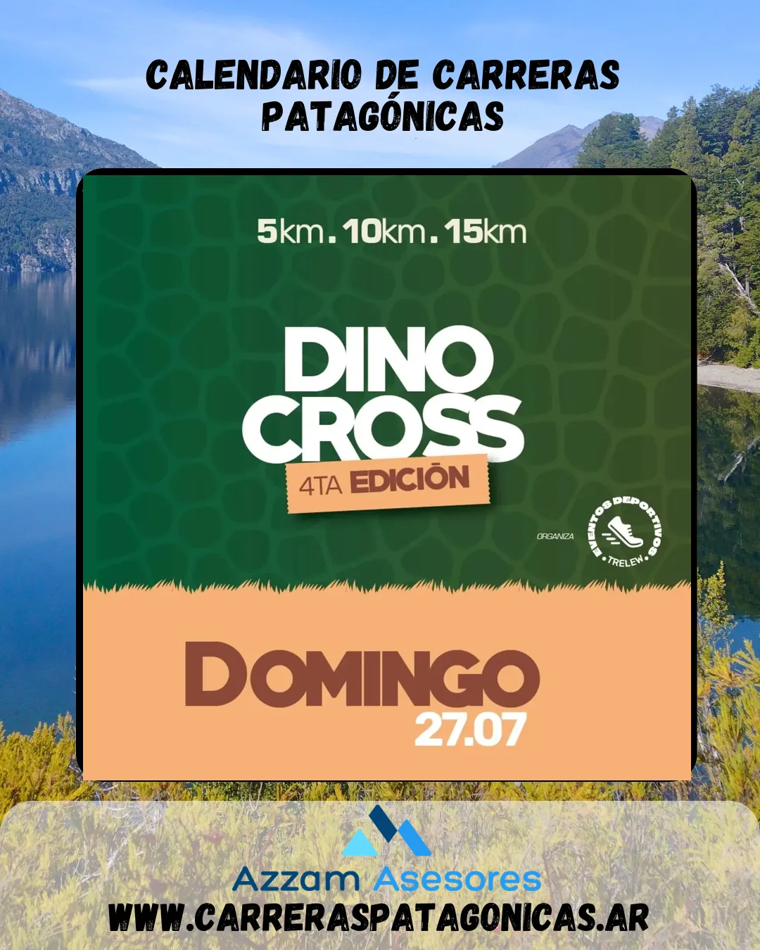 Flyer de Dino Cross 2025