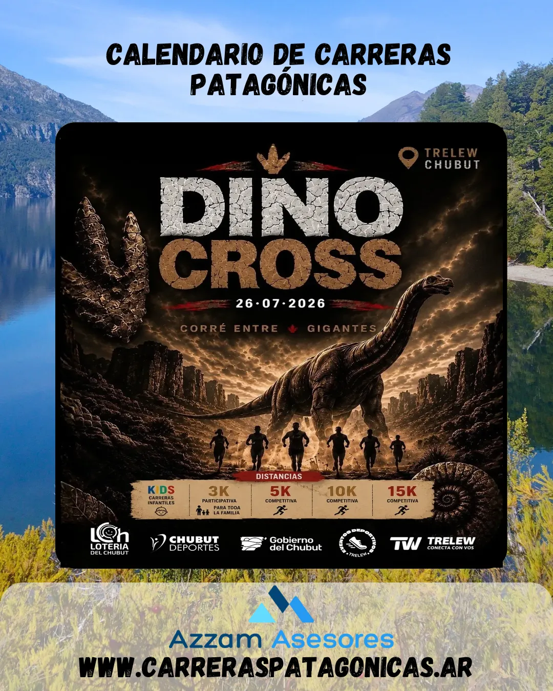 Flyer de Dino Cross 2026