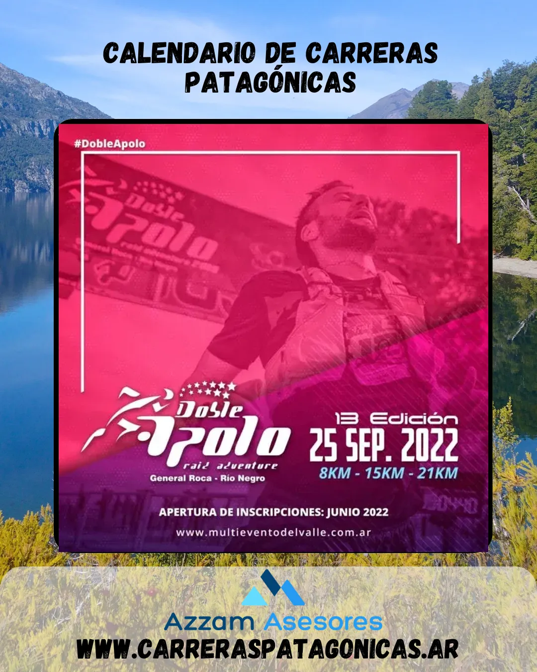 Flyer de DOBLE APOLO – RAID ADVENTURE 2022