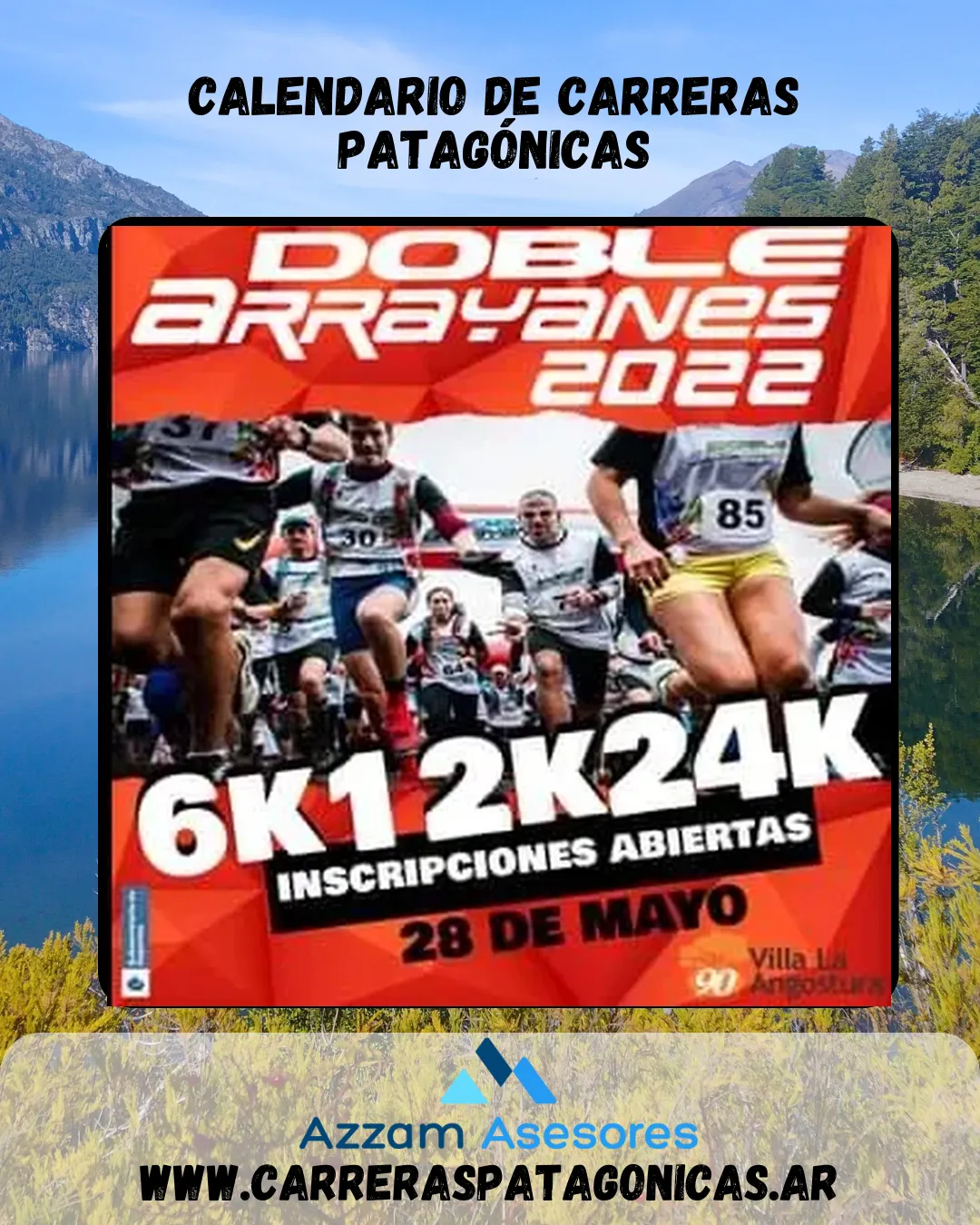 Flyer de DOBLE ARRAYANES 2022