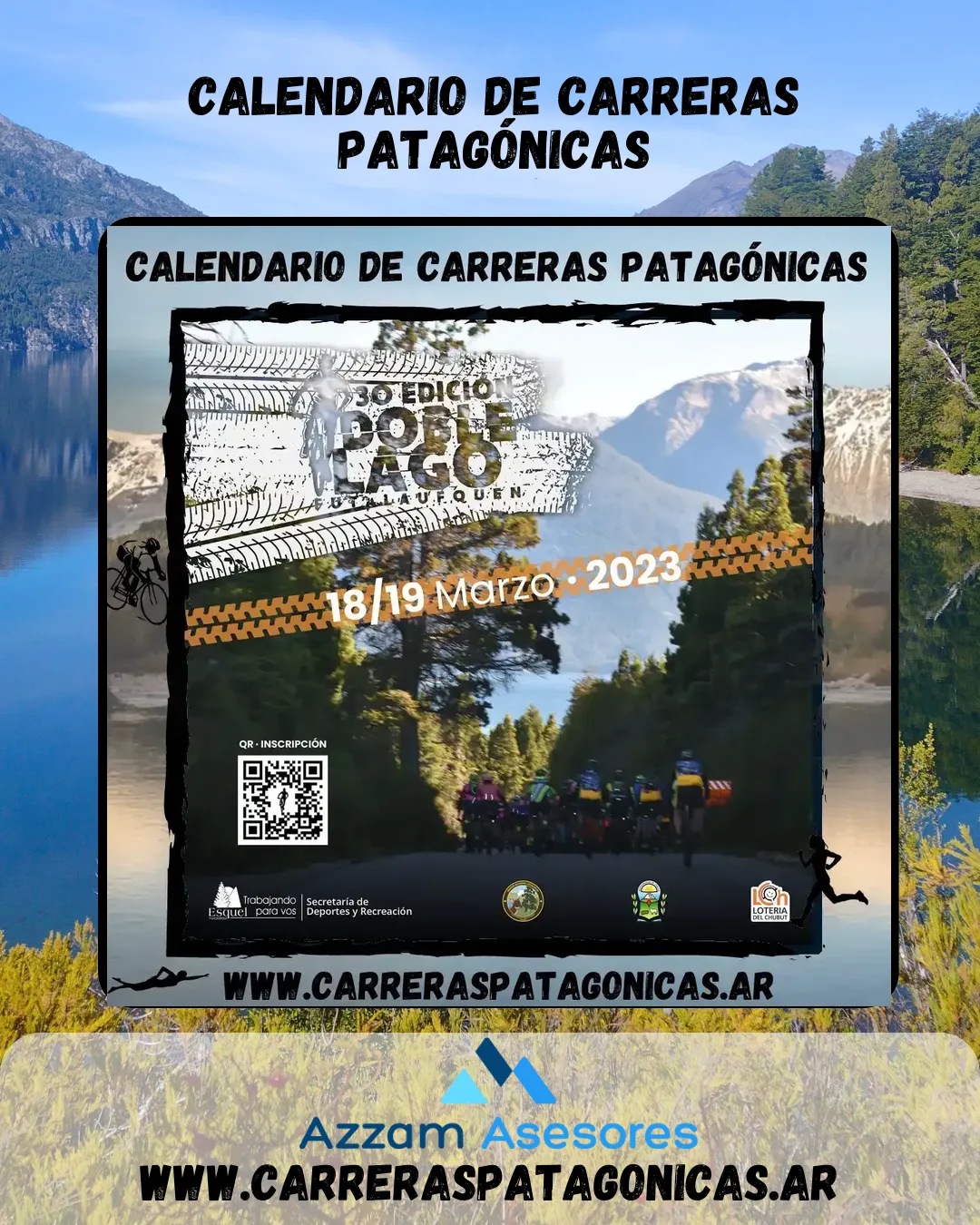 Flyer de Doble Lago Futalaufquen 2023