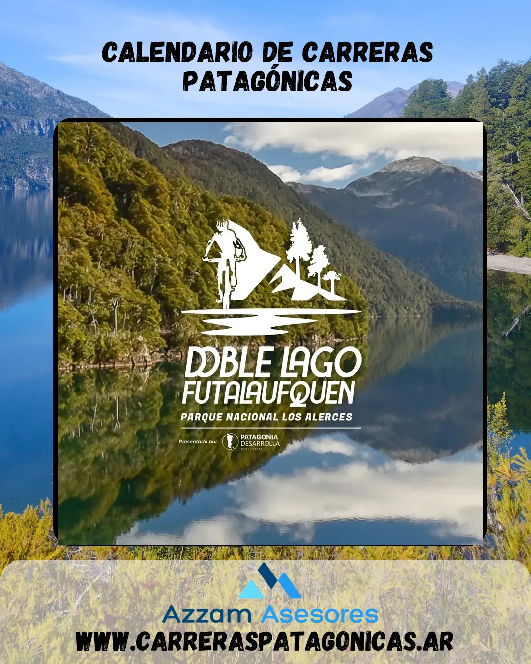 Flyer de Doble Lago Futalaufquen 2025