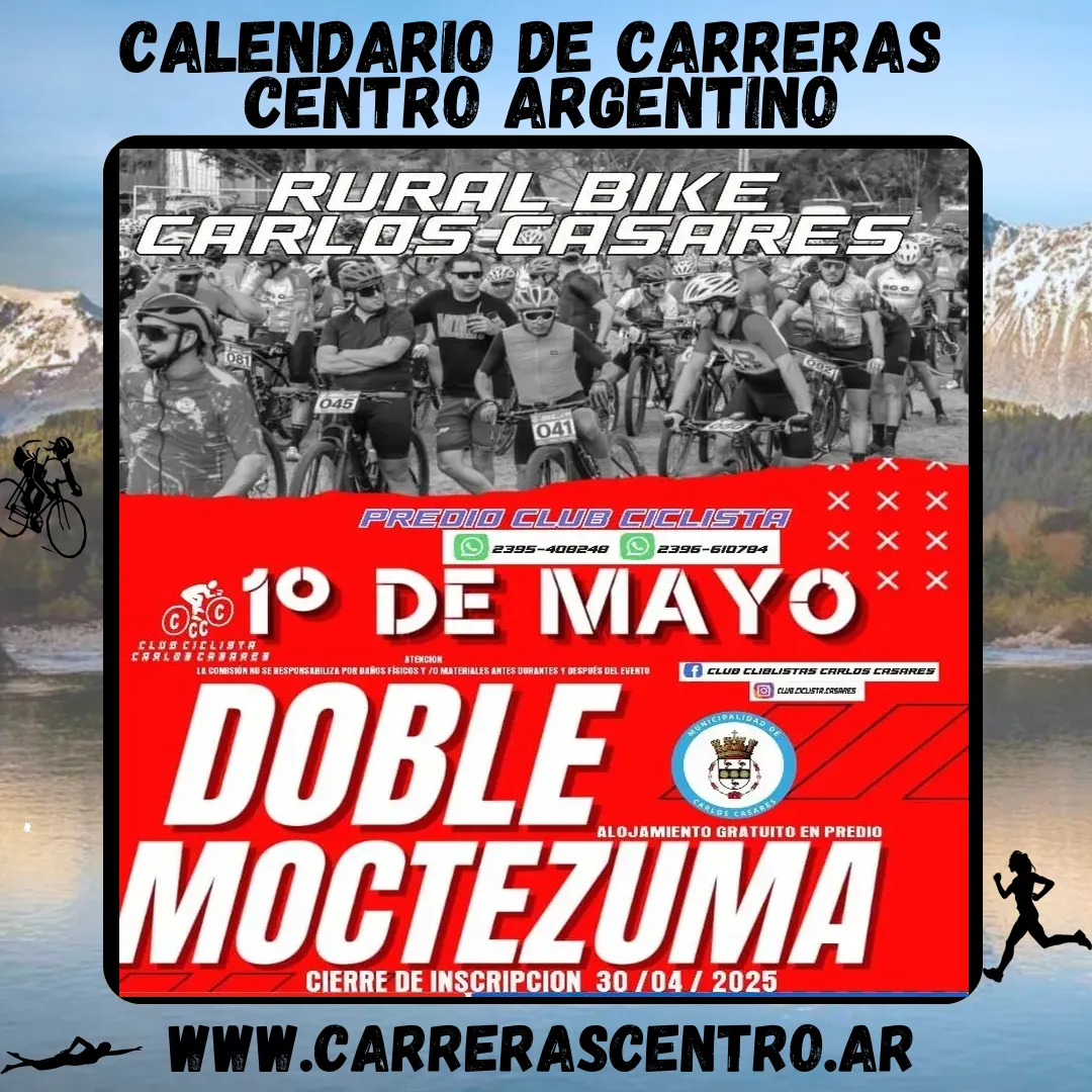 Flyer de Doble Moctezuma 2025