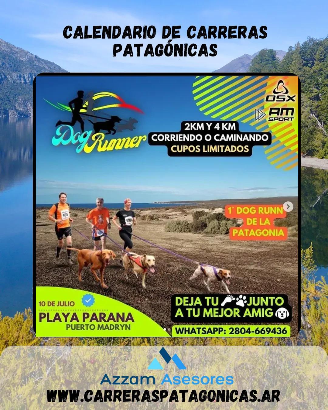 Flyer de DOG RUNNER PUERTO MADRYN 2022