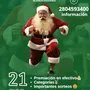 Flyer de Dos Millas Nocturnas de Navidad 2024