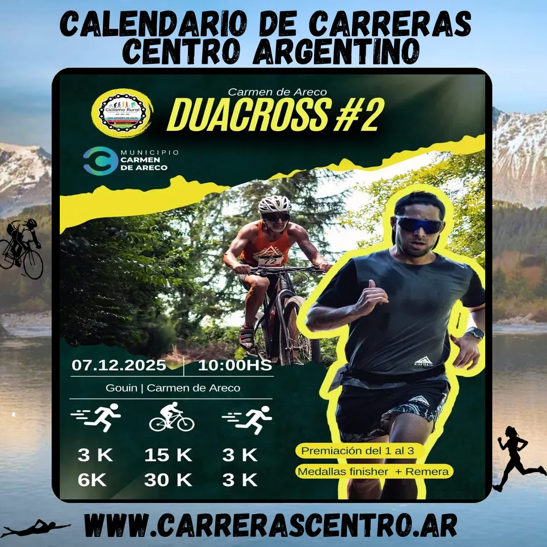 Flyer de Dua Cross Carmen de Areco 2025