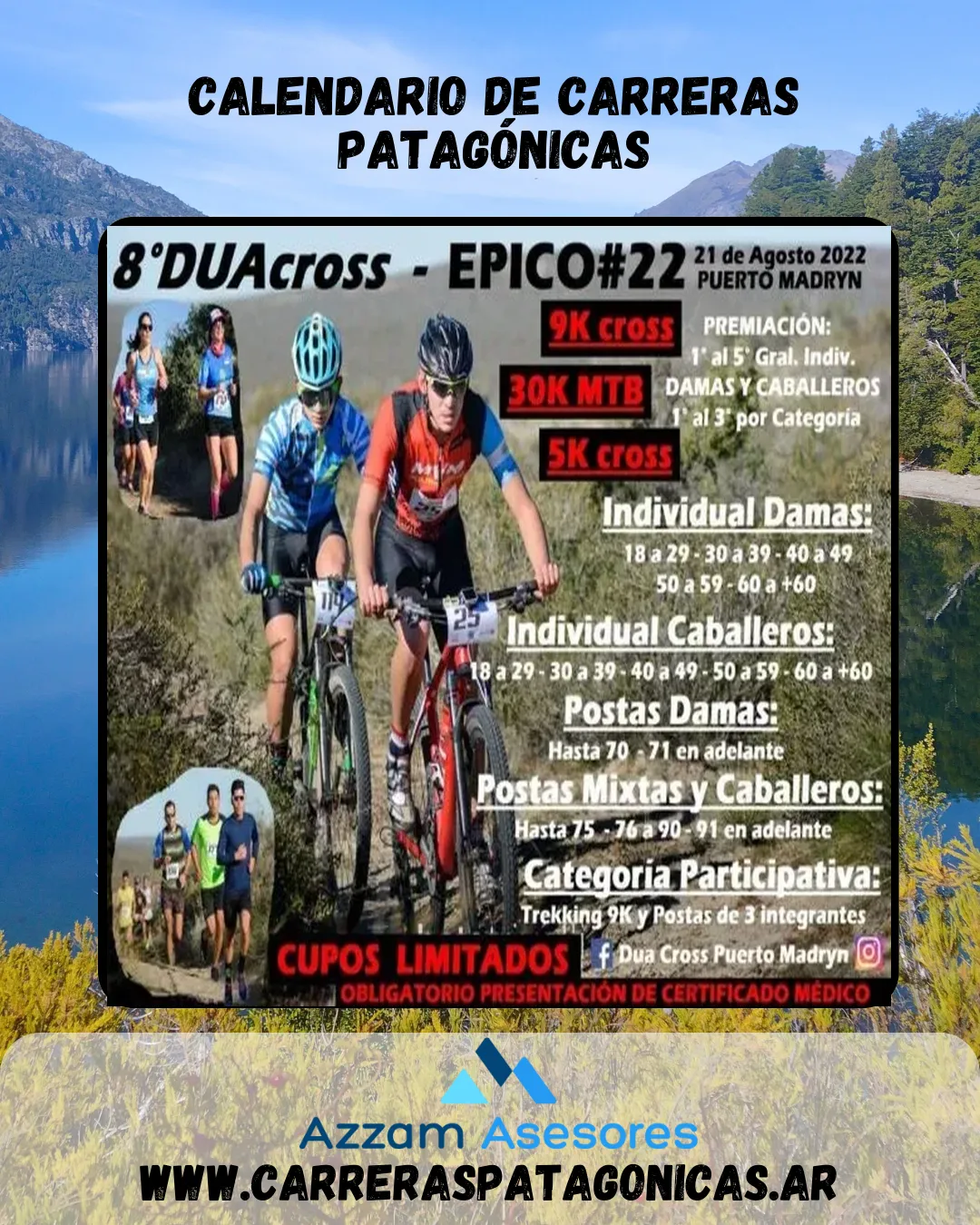 Flyer de DUA CROSS «EPICO#22» 2022